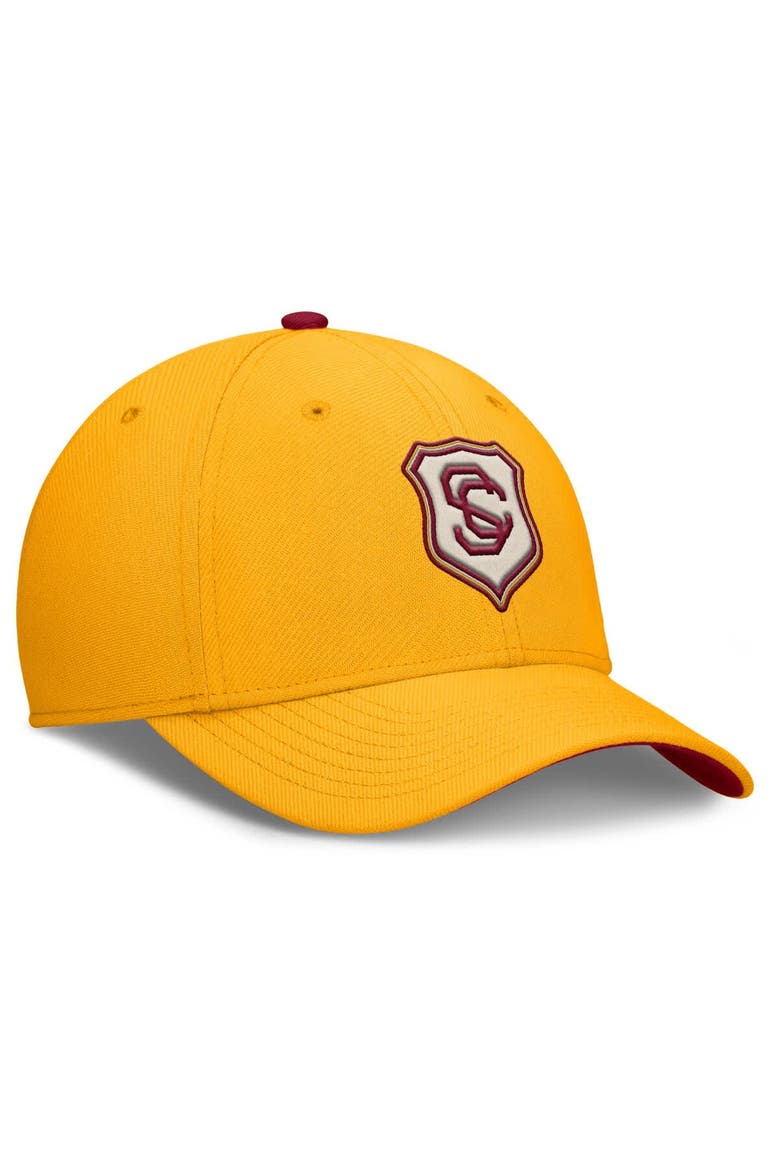 Men's Nike Gold USC Trojans Legacy Rise Performance Flex Hat, Alternate, color, Gold