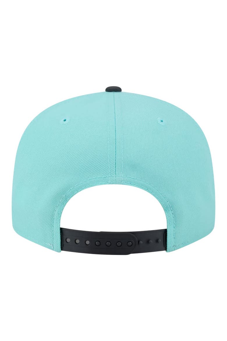 Men's New Era Turquoise/Charcoal Houston Astros Two-Tone Color Pack 9FIFTY Snapback Hat, Alternate, color, Turquoise