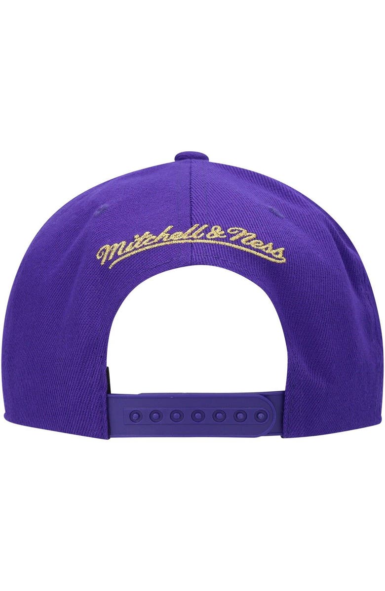 Mitchell & Ness Men's Mitchell & Ness Purple Los Angeles Lakers 50th Anniversary Snapback Hat, Alternate, color, 