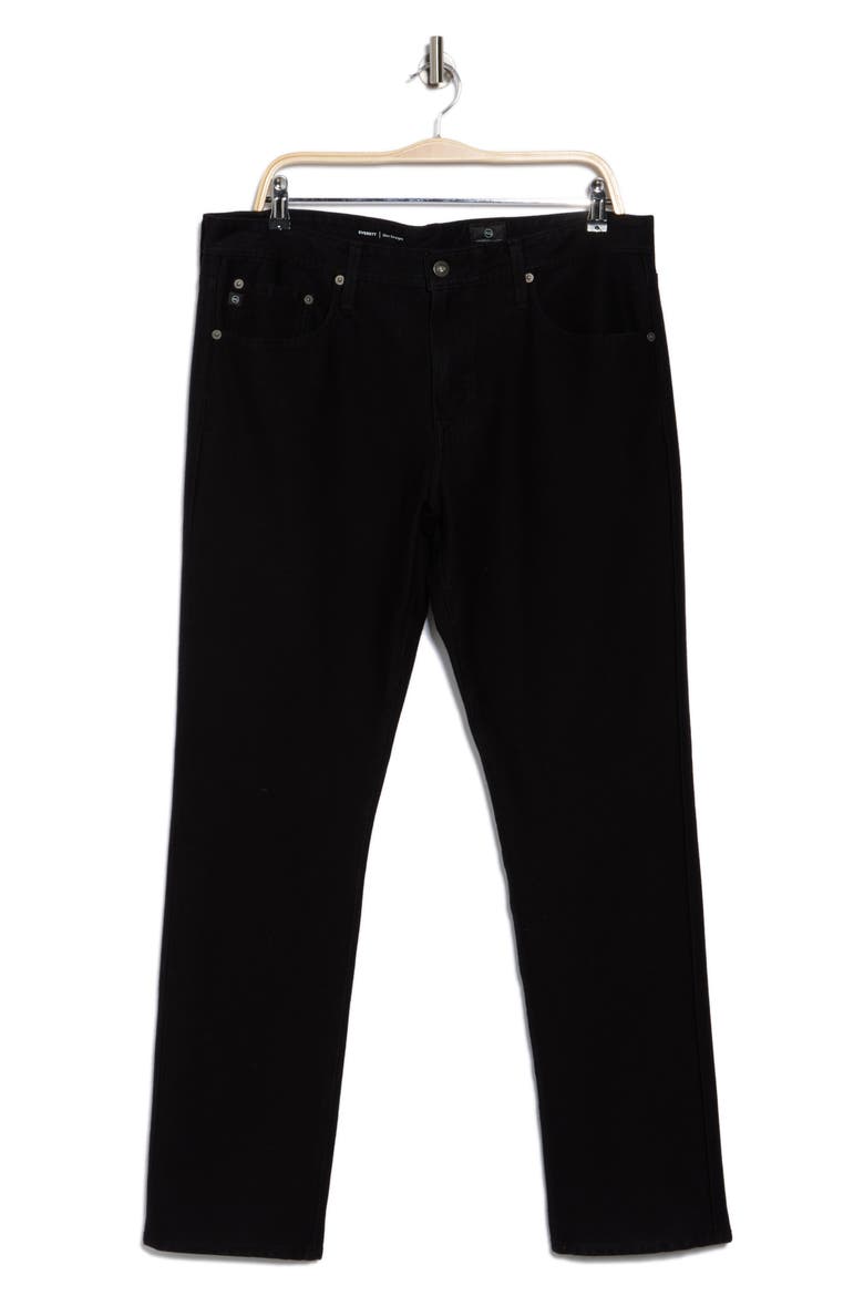 Everett Slim Straight Jeans, Main, color, ONYX
