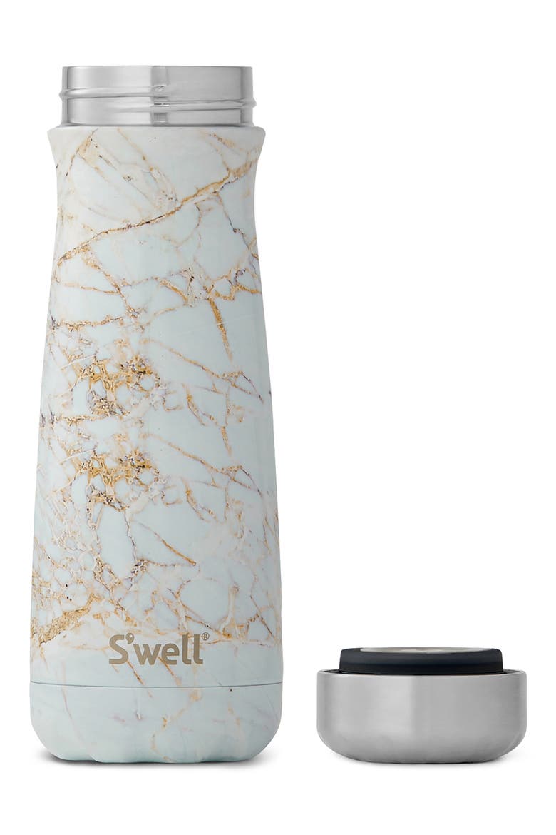 Traveler Calcatta Gold 20-Ounce Insulated Stainless Steel Water Bottle, Alternate, color, CALCATTA GOLD