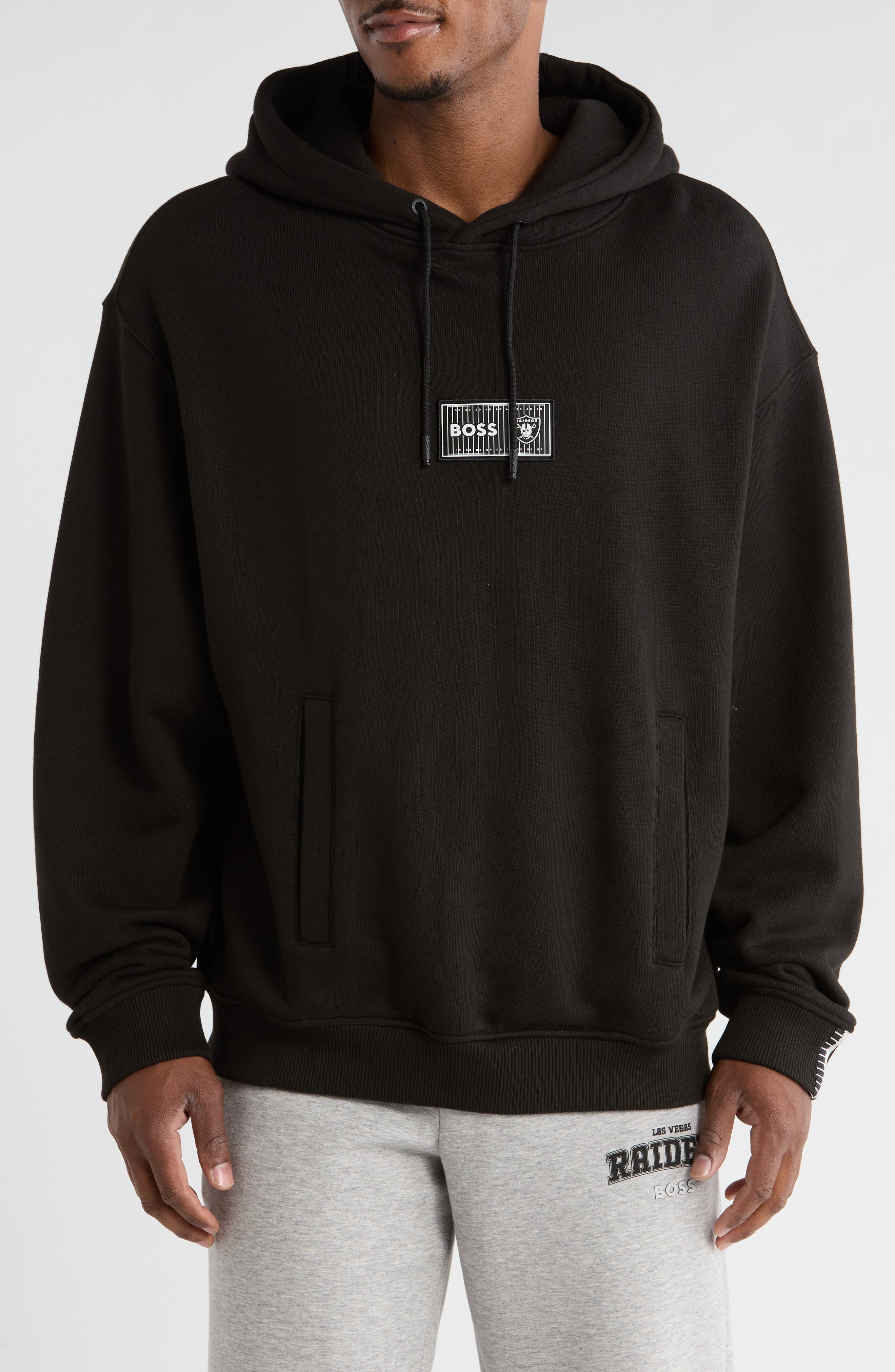 BOSS NFL Raiders Patch Hoodie