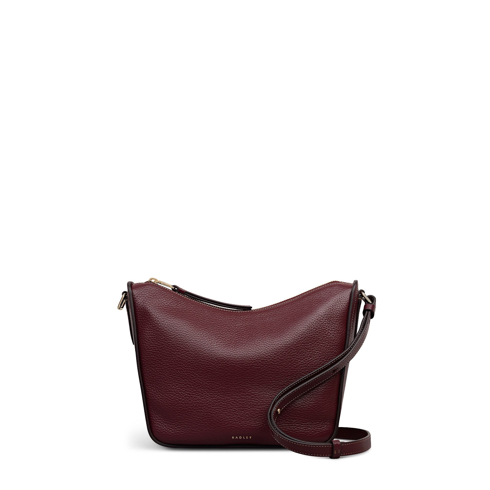 Radley Oak Street Medium Ziptop Crossbody Bag, Main, color, Dark Cherry