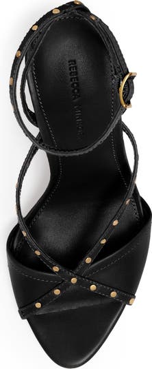 Studded Ankle Strap Sandal