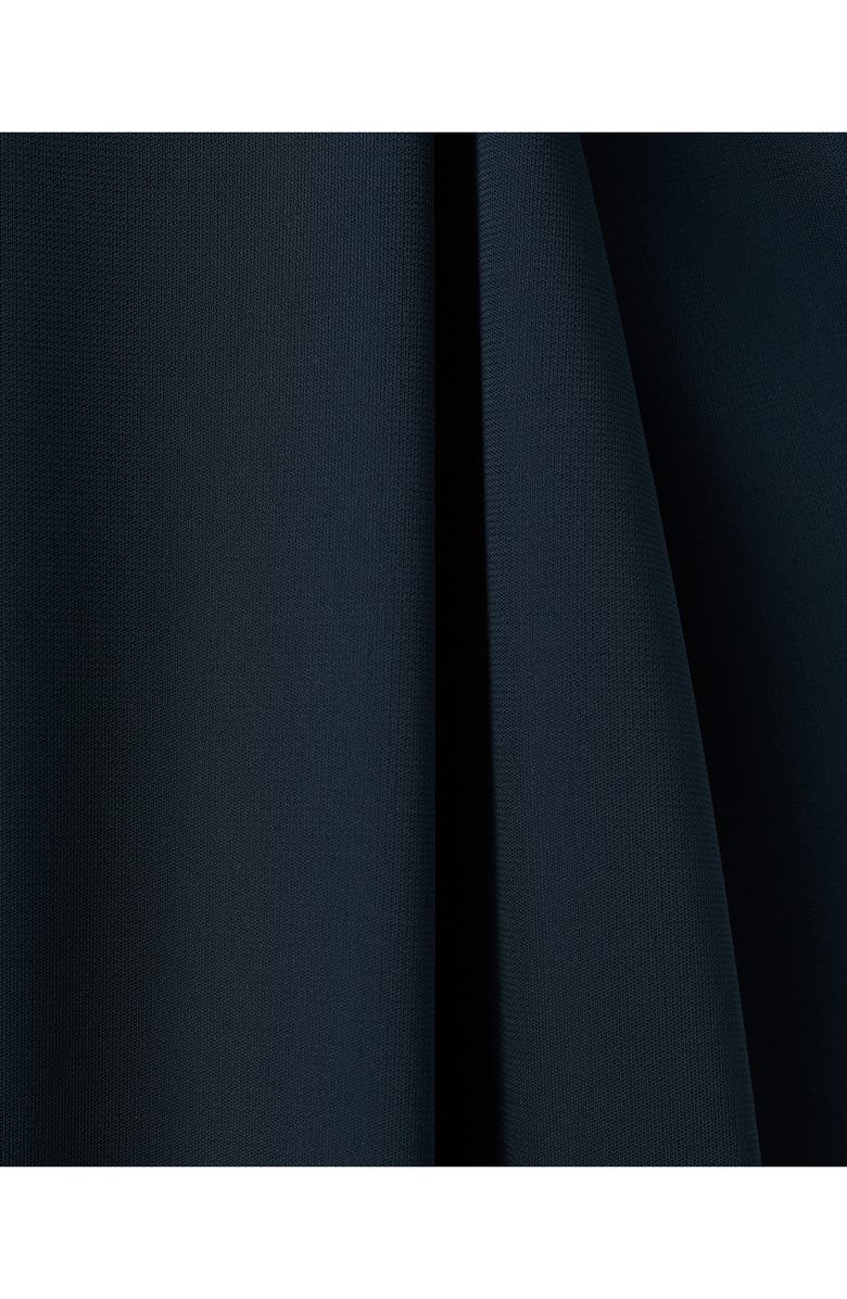 MANGO Choker Neck Sleeveless Dress, Alternate, color, Navy