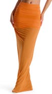 Naked Wardrobe Ruched Mesh Skirt