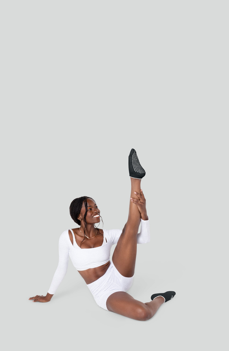 Bala The Low Sock, Alternate, color, Charcoal