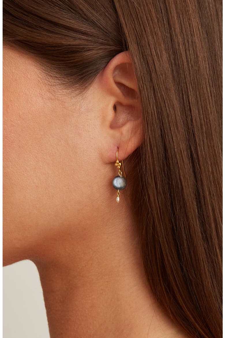 Kyanite Drop Earrings, Alternate, color, KYANITE