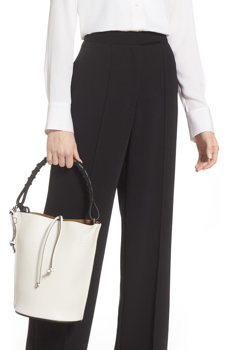 Loewe Gate Leather Bucket Bag, Alternate, color,