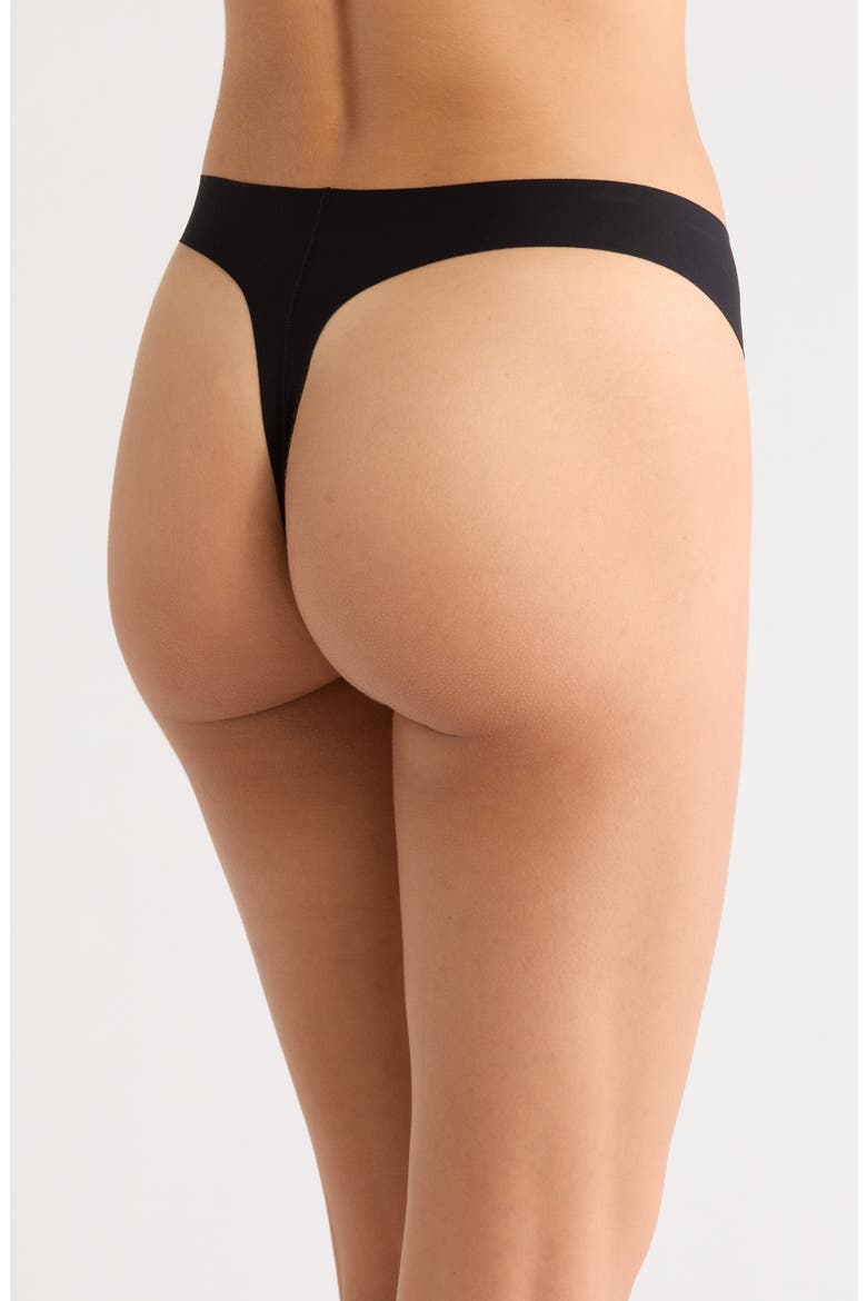 Invisible Edge Thong, Alternate, color, BLACK
