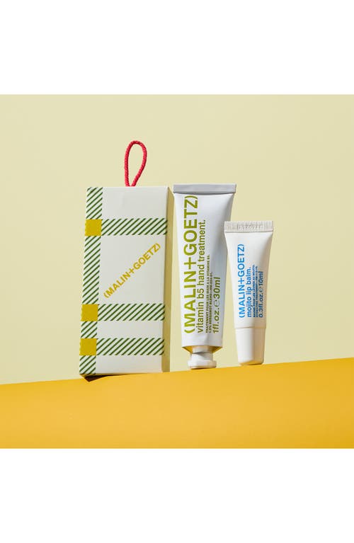 Malin + Goetz Malin+goetz In Good Hands Set $32 Value In Transparent
