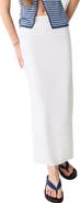 MANGO TEEN Side Slit Midi Skirt