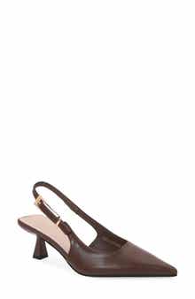 BERNESS Cassandra Slingback Kitten Heel Pump