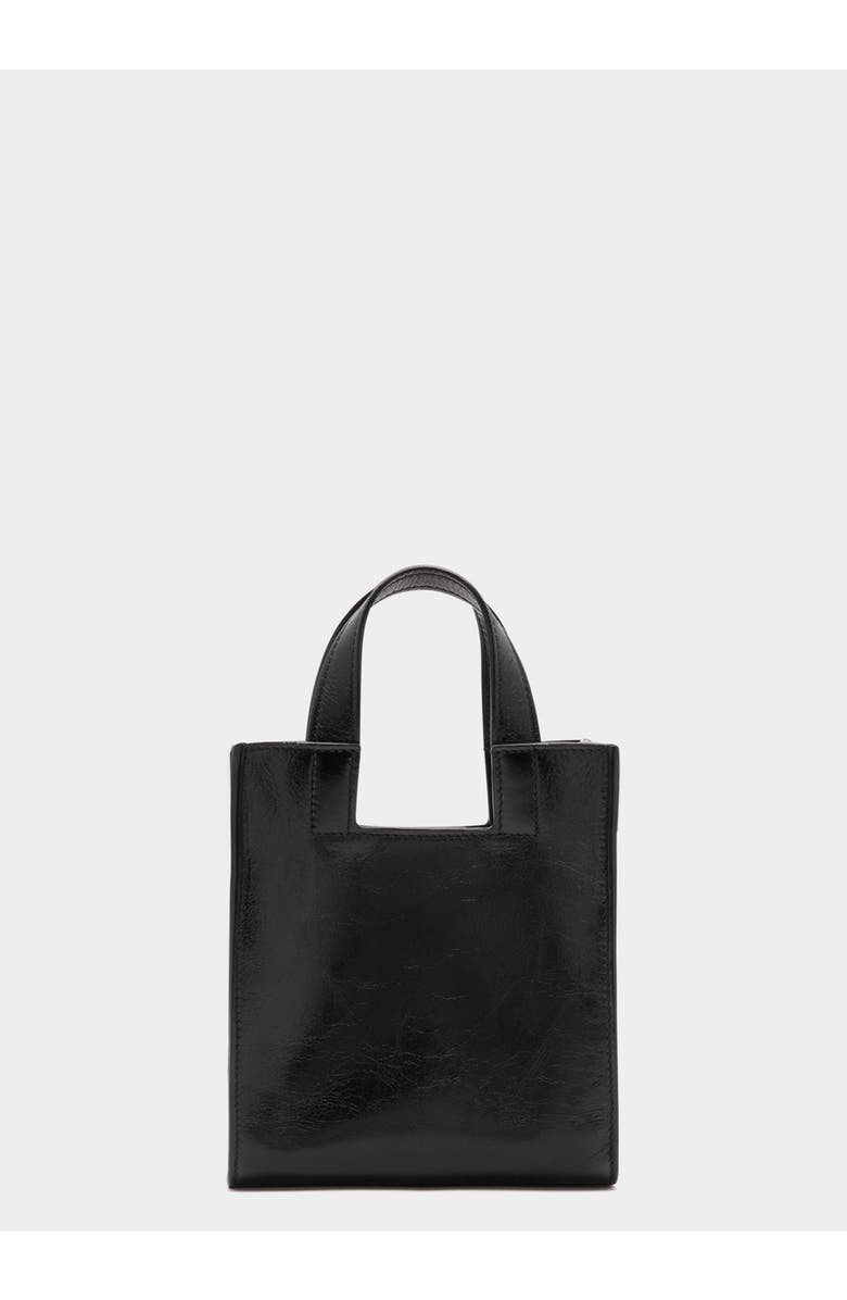 Bally Easy Bally Small Tote Bag in Leather, Alternate, color, Black