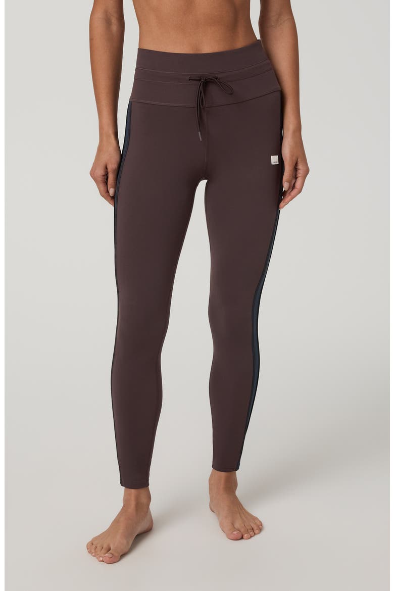 Daily Track High Waist 7/8 Leggings, Main, color, FRENCH ROAST