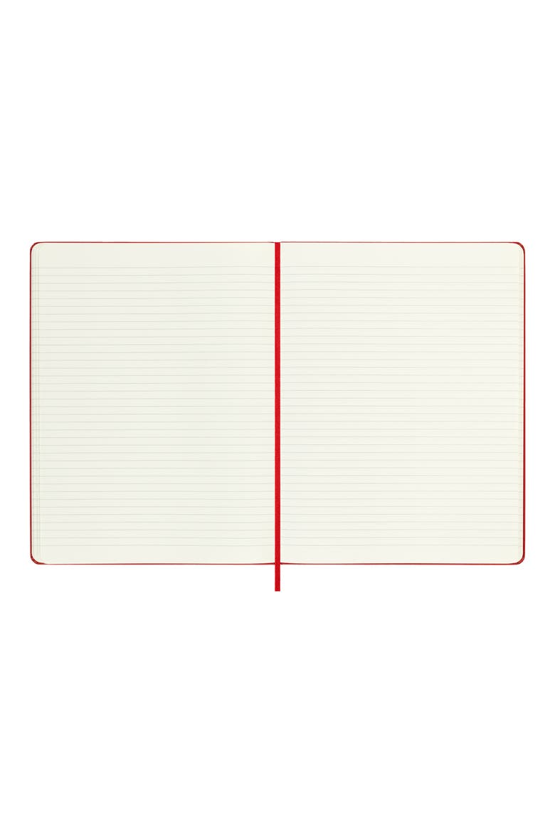 Extra Large Soft Cover Notebook, Alternate, color, RED