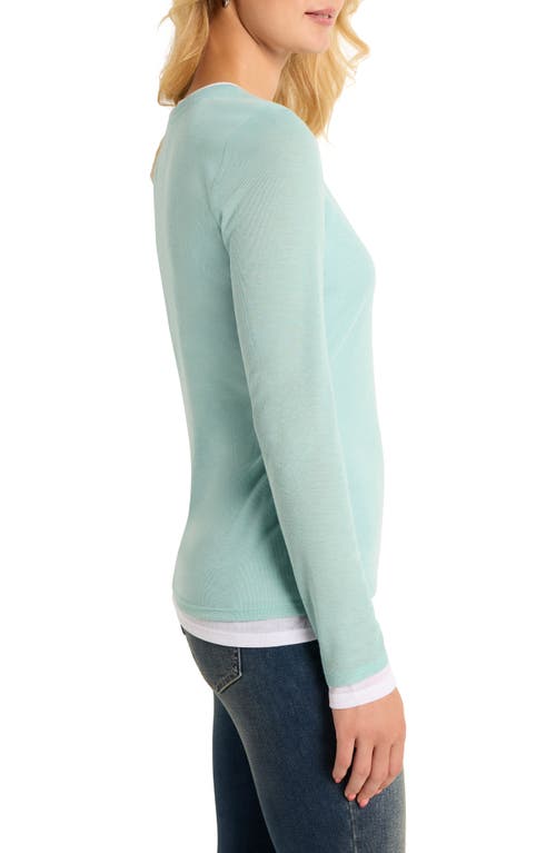 Nzt By Nic+zoe Double Layer Long Sleeve T-shirt