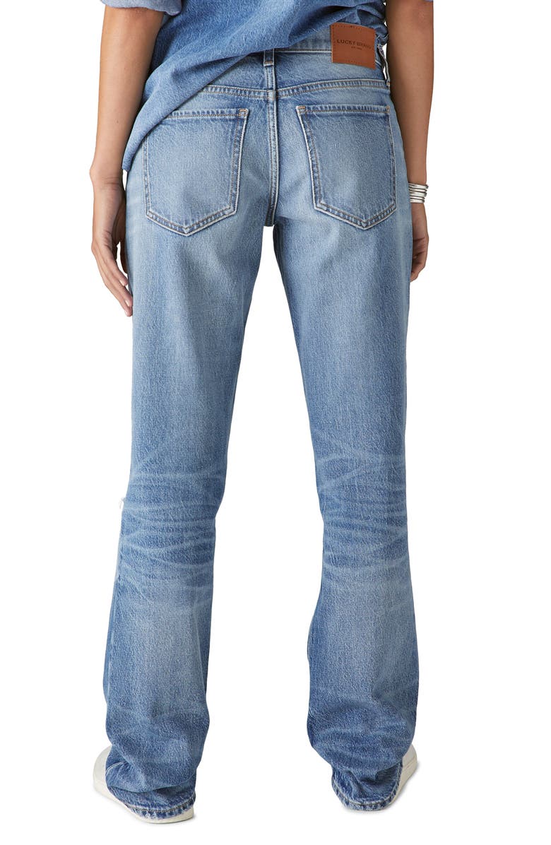Lucky Brand Easy Rider Ripped Bootcut Jeans, Alternate, color,