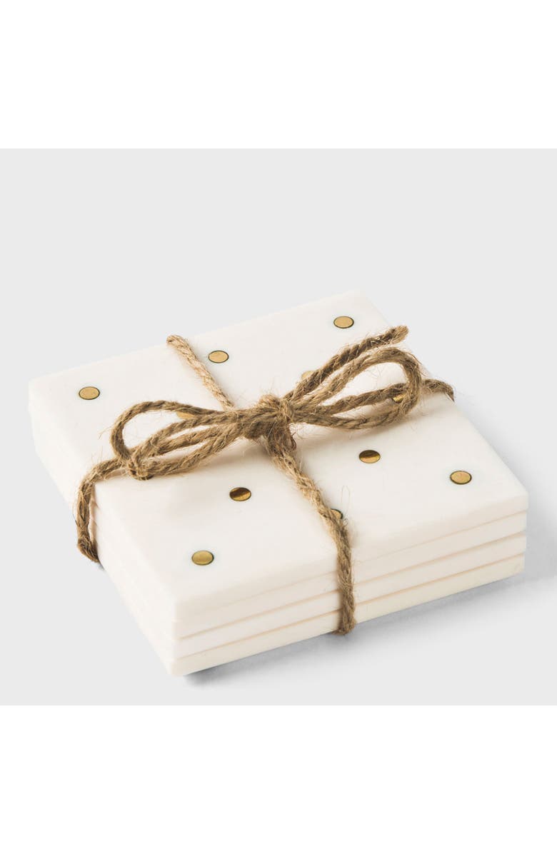 Mela Artisans Sitara Coasters, Alternate, color, Gold