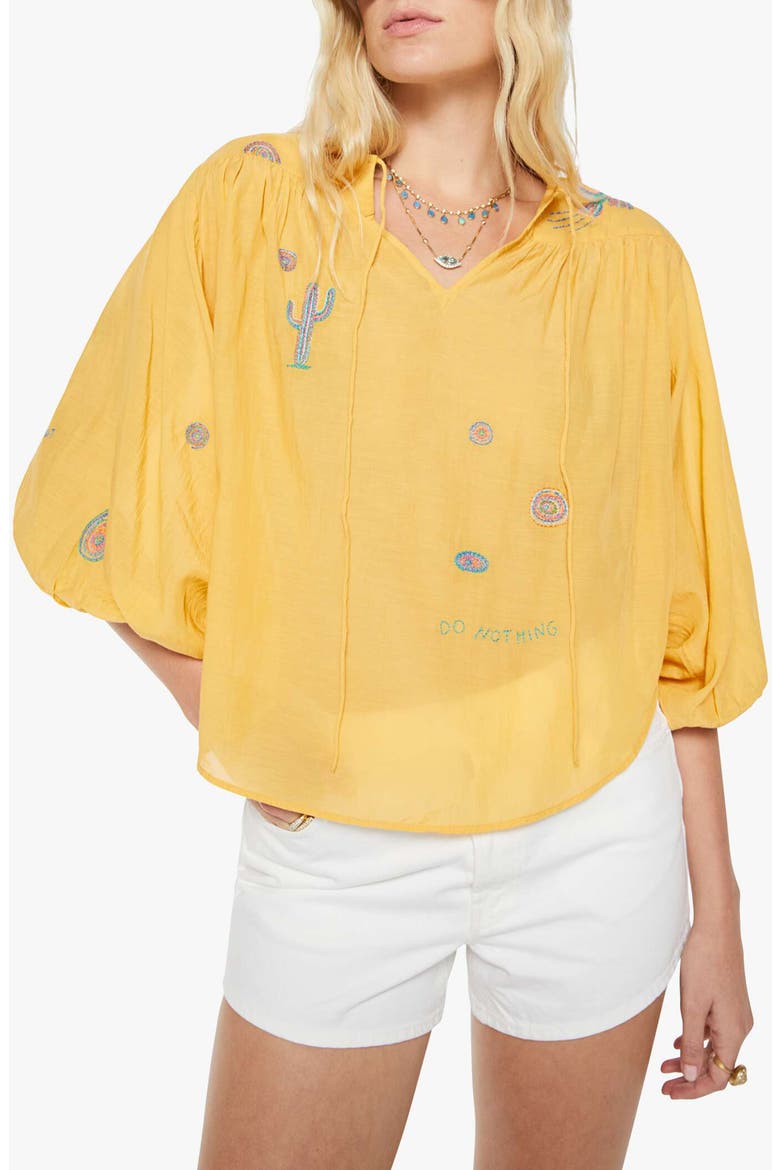 The Breeze Yoke Top, Main, color, GOLDEN APRICOT