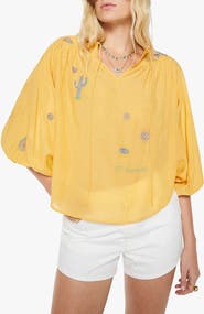 MOTHER The Breeze Yoke Top