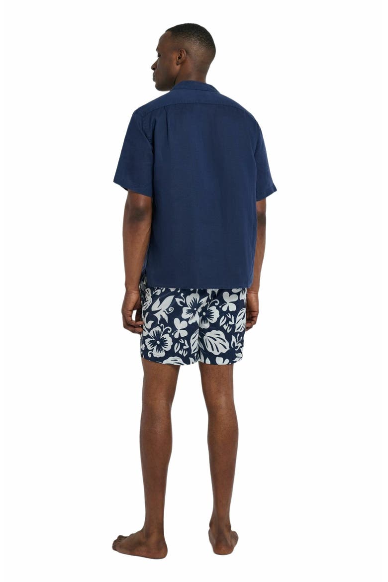 Charles 5" Swim Trunk, Alternate, color, DEEP NAVY MULTI