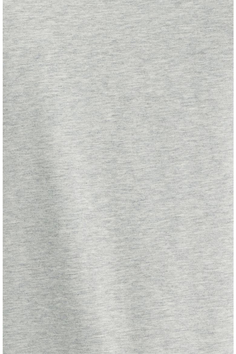 Cotton Blend Crewneck T-Shirt, Alternate, color, GREY HEATHER