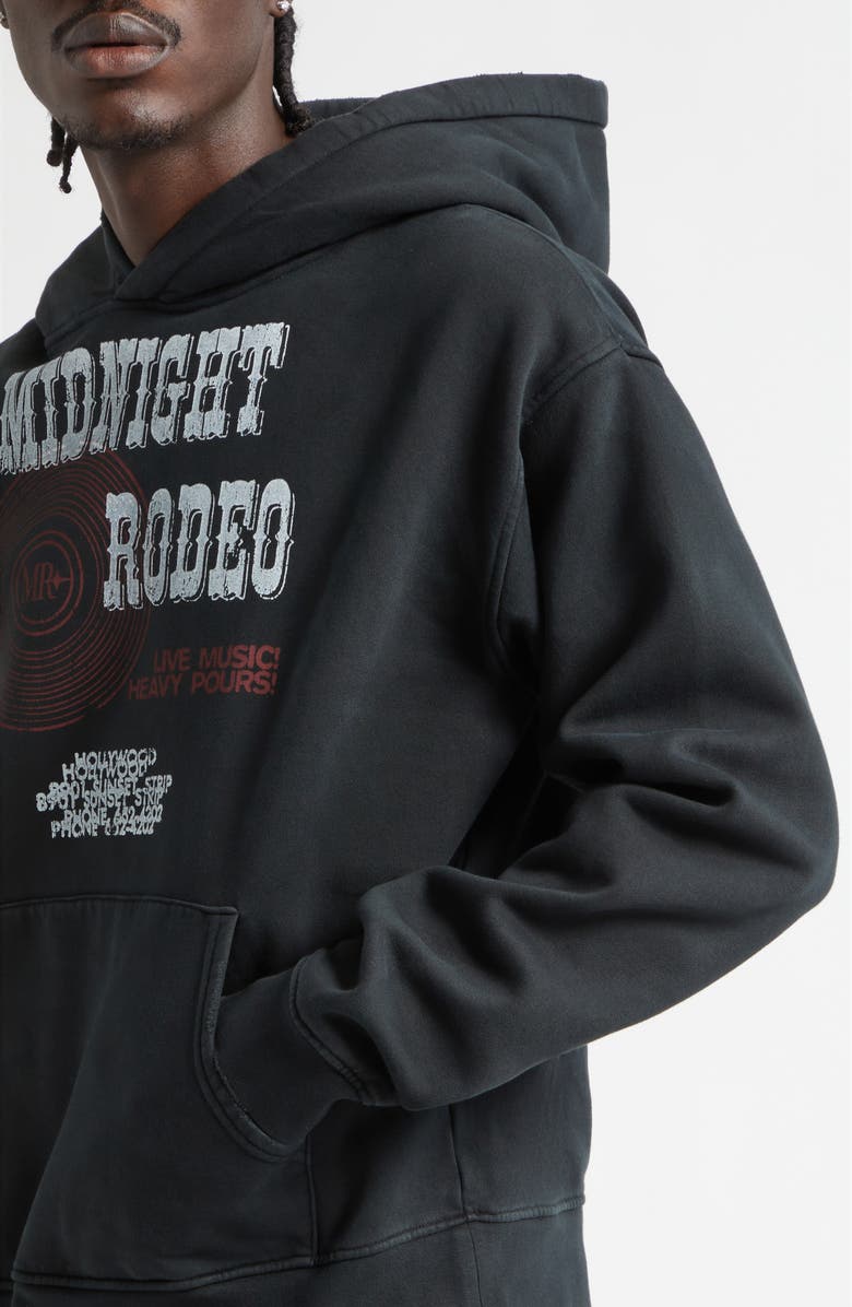 MIDNIGHT RODEO Heavy Pours Graphic Hoodie, Alternate, color, Black