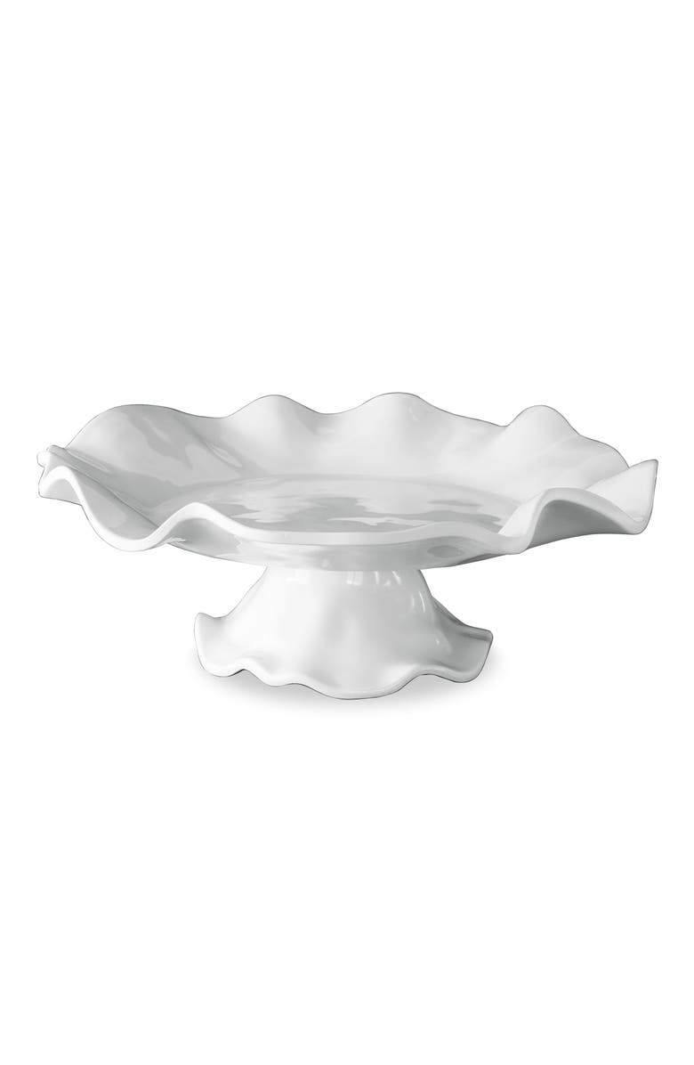 BEATRIZ BALL Collection VIDA Havana Pedestal Cake Plate, Main, color, White