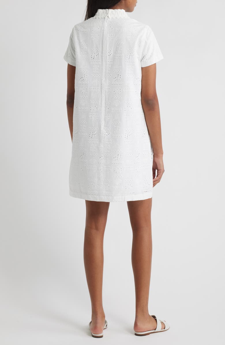 Lilly Pulitzer<sup>®</sup> Mamie Eyelet Shift Dress, Alternate, color, Resort White Out To Sea Eyelet
