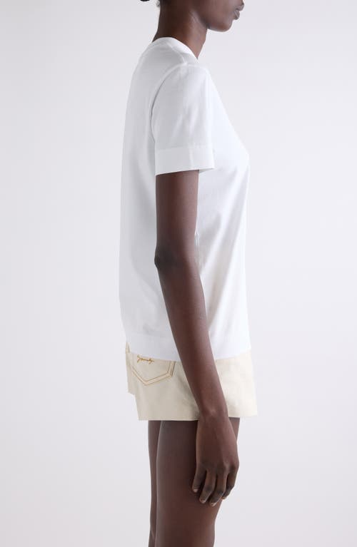 Givenchy 4g Slim Fit T-shirt In Cotton In White