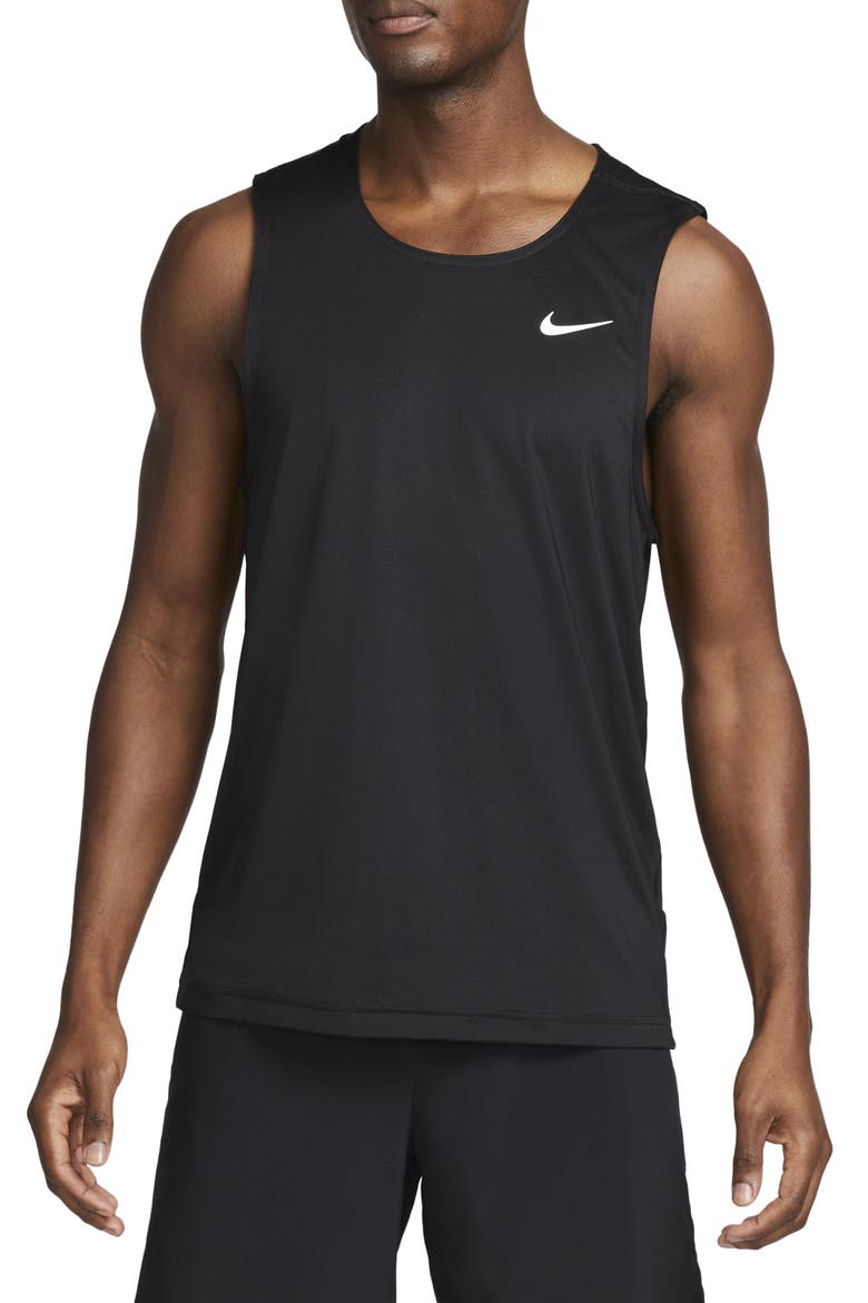 Dri-FIT Ready Tank, Main, color, BLACK/COOL GREY/WHITE