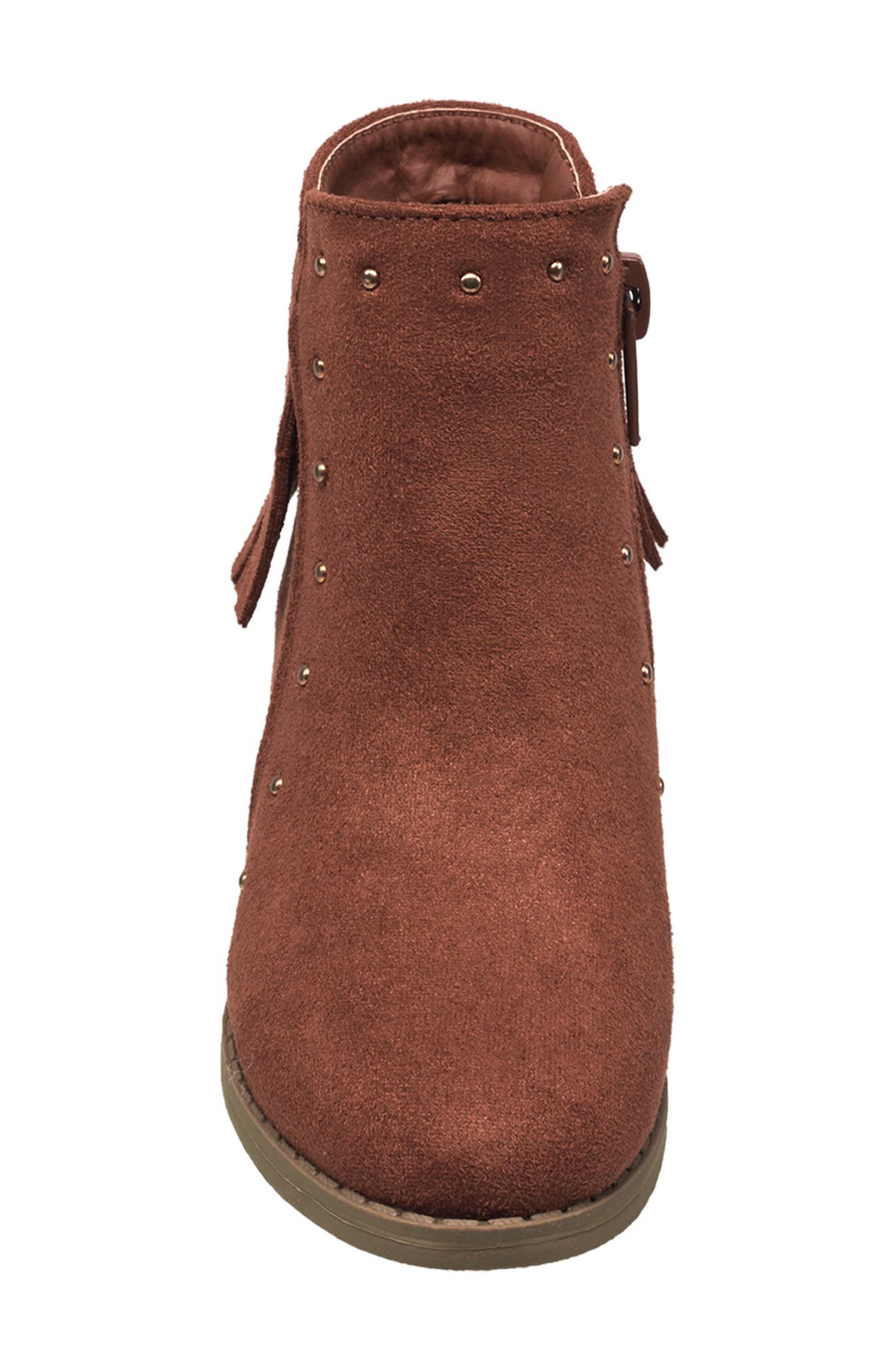 Lucky Brand Rachel Fringe Boot, Alternate, color, Cognac