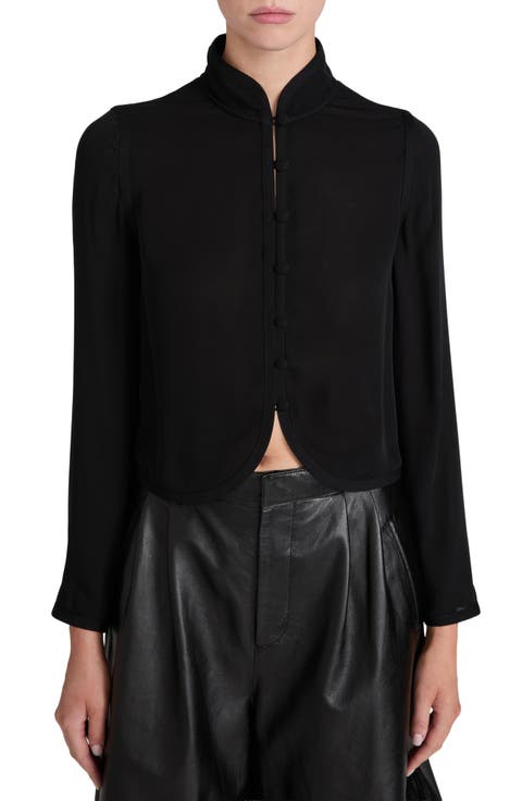 The Salon Silk Blazer
