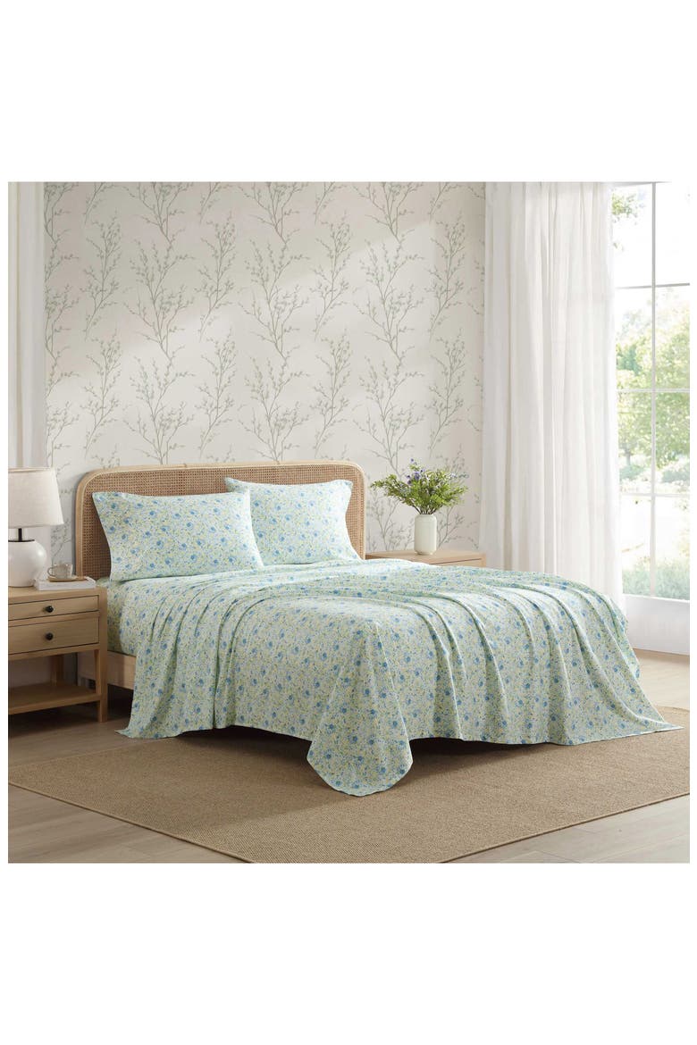 Rowena 300 Thread Count Cotton Sheet Set, Alternate, color, ROWENA FLORAL