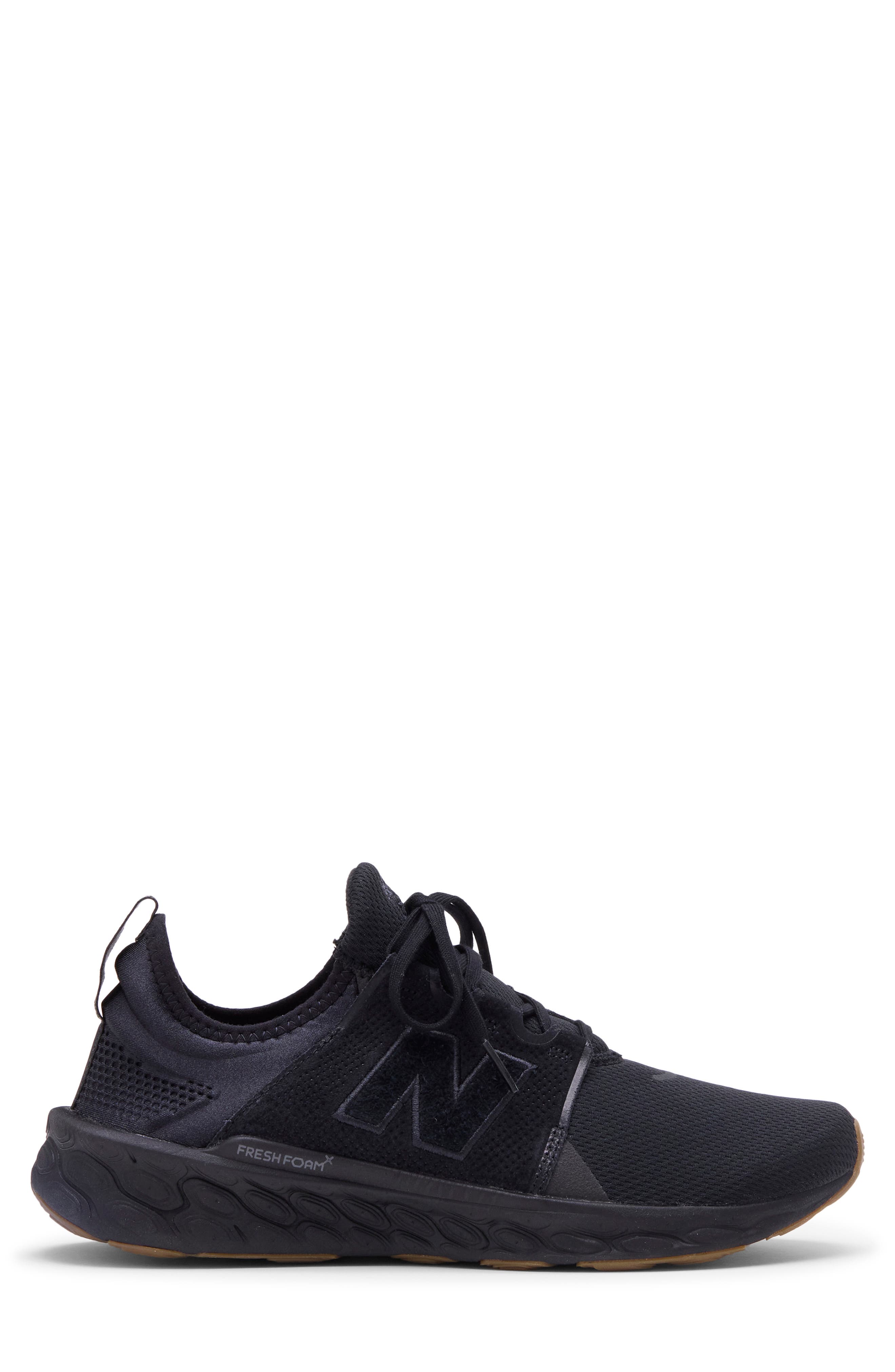 Cruz Sneaker, Alternate, color, BLACK/ BLACK