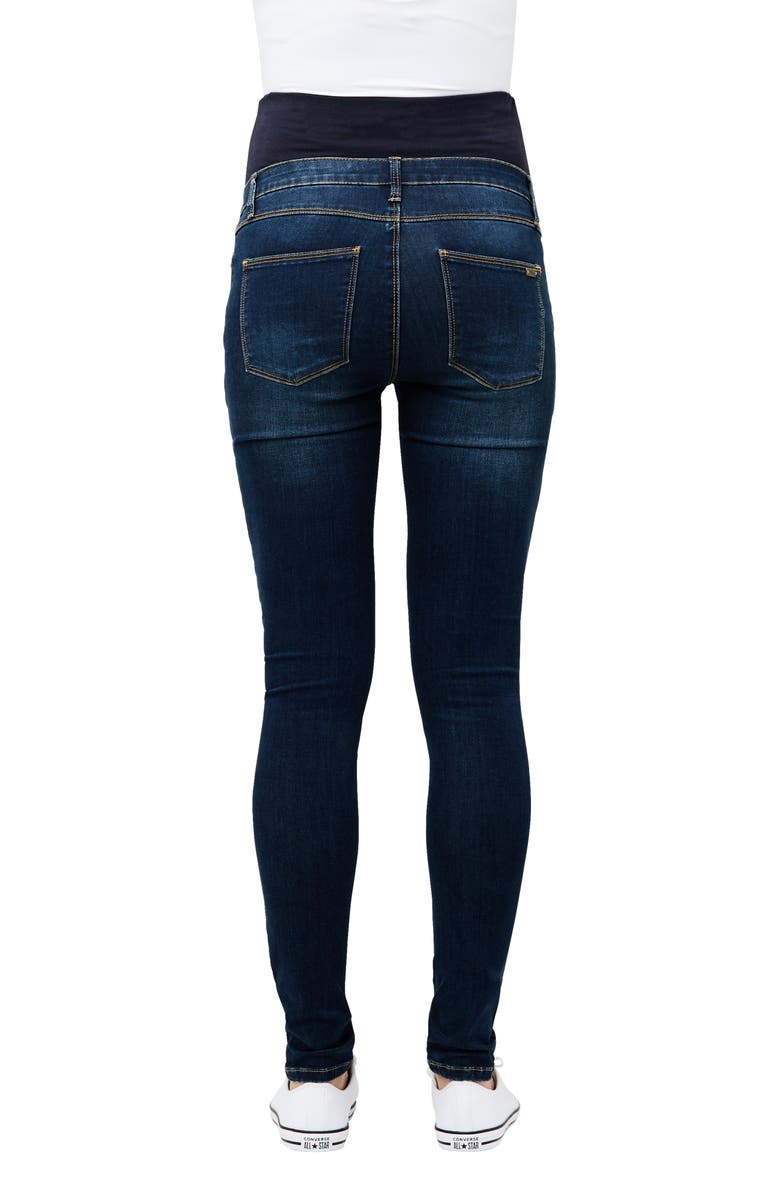 Ripe Maternity Rebel Skinny Leg Maternity Denim Jegging, Alternate, color, Indigo
