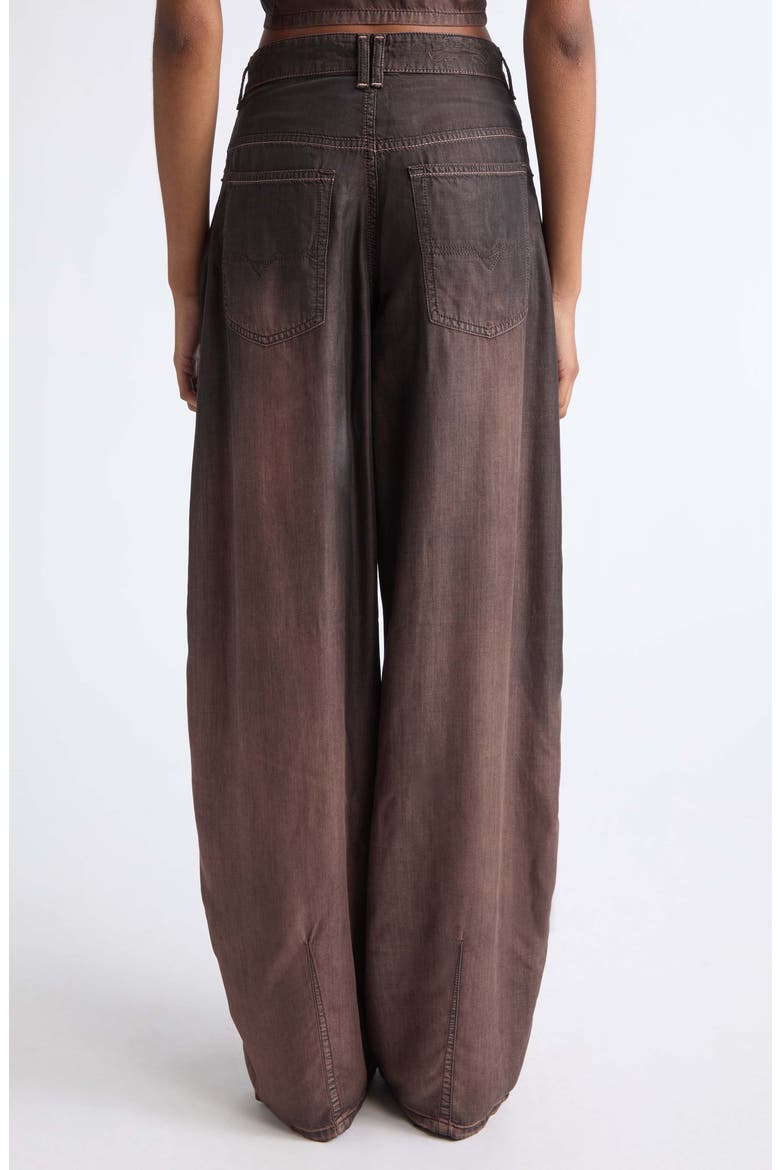 1987 D-Khelz-B-S Wide Barrel Leg Pants, Alternate, color, BLACK/ DENIM
