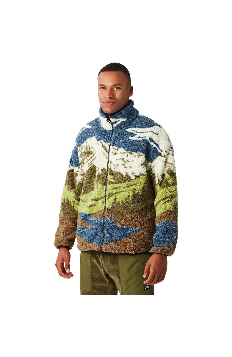 Picture Organic Hafdals Zip Fleece - Men's, Main, color, Cloudy Landscape