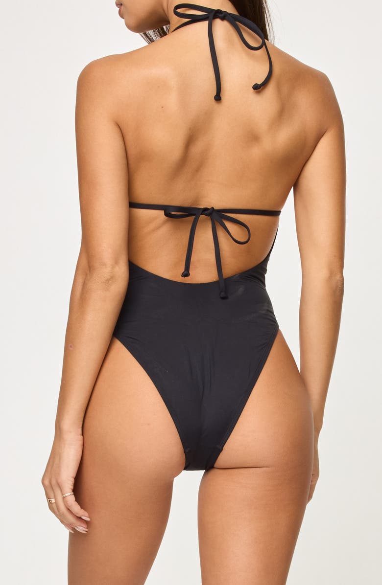 LSPACE Deert Days Fringe One-Piece Swimsuit, Alternate, color, 
