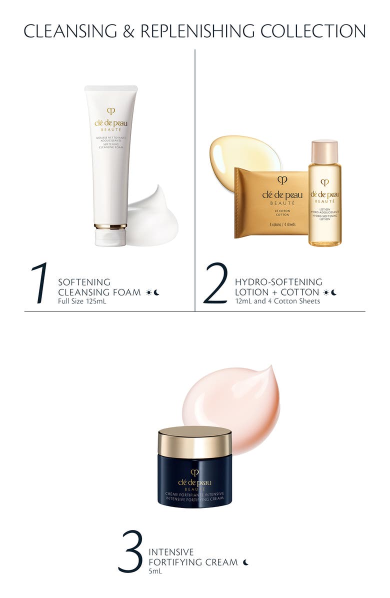 Clé de Peau Beauté Cleansing & Replenishing Collection Set (Limited Edition) $109 Value, Alternate, color, 