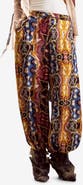 Desigual Mix Print Wide Leg Pants