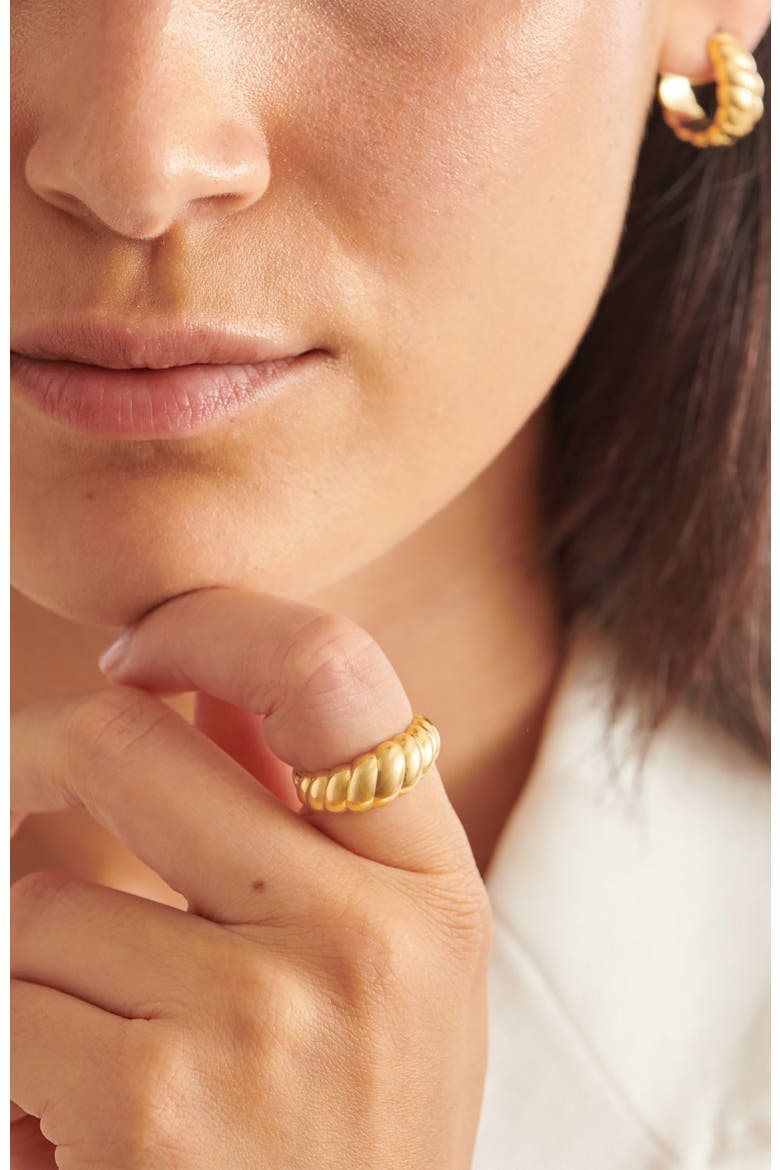 Harper Twist Ring, Alternate, color, Gold