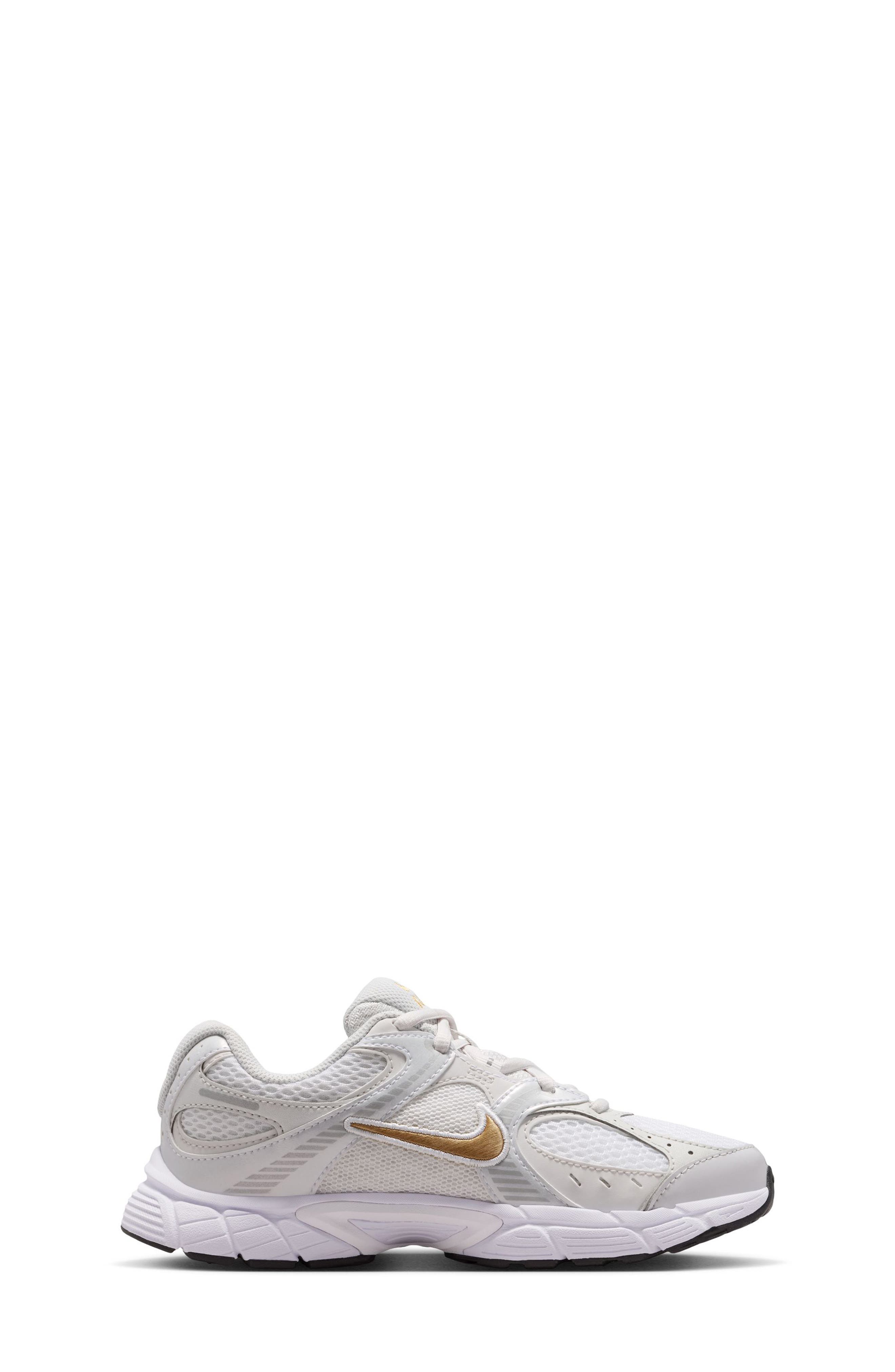 Kids' V5 Runner Sneaker, Alternate, color, WHITE/ GOLD/ SILVER