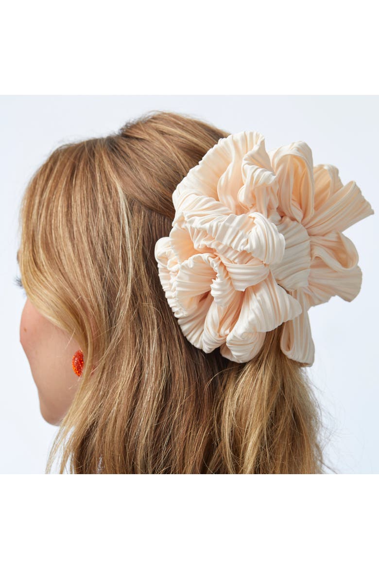 Ivory Rita Ribbon Claw Clip, Alternate, color, IVORY 100