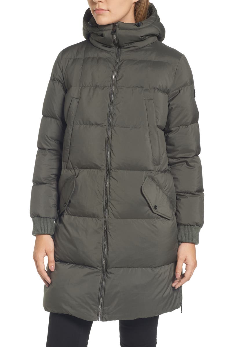 Bernardo Quilted Down Jacket, Alternate, color,
