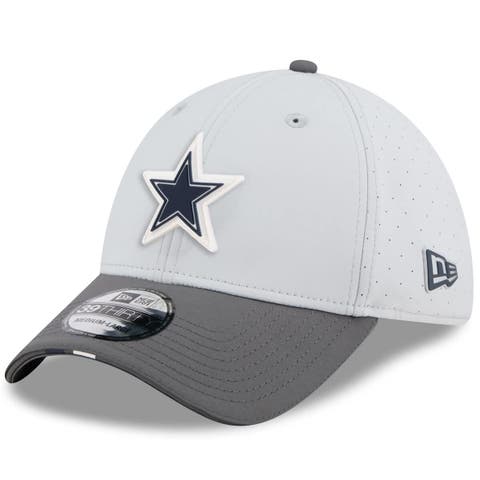 Men's New Era  Gray/Graphite Dallas Cowboys 2025 NFL Training Camp 39THIRTY Flex Hat