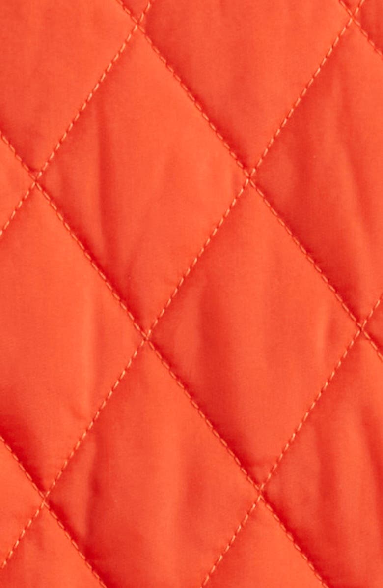 Sporty & Rich Vendome Quilted Nylon Jacket, Alternate, color, Squash