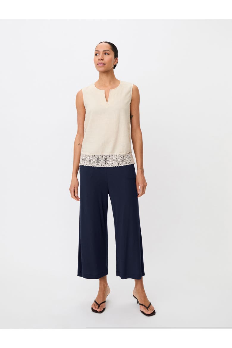 Mapryvora Wide Leg Cropped Trouser, Alternate, color, Navy