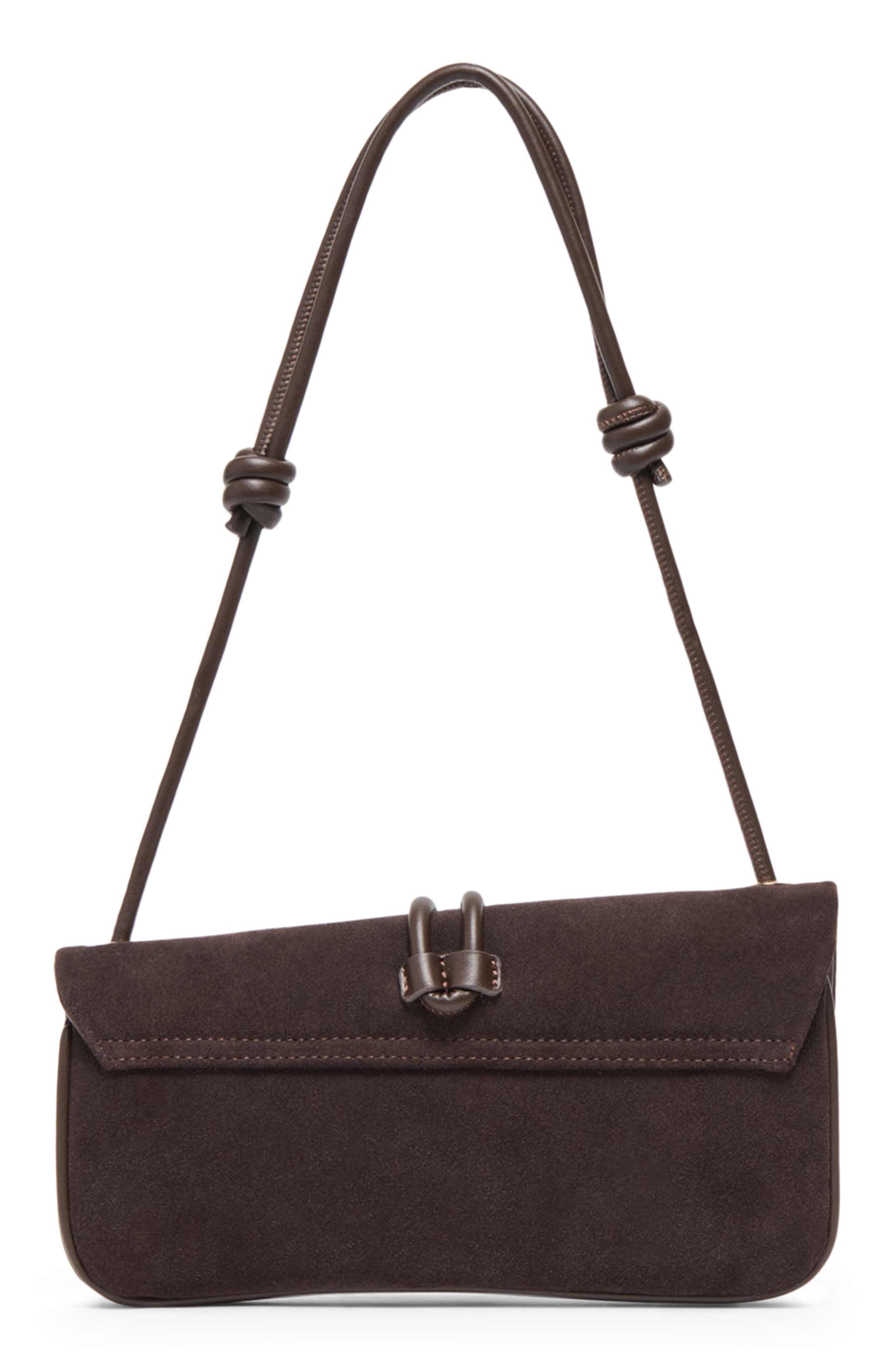 Dolce Vita Balen Leather Shoulder Bag, Alternate, color, Chocolate